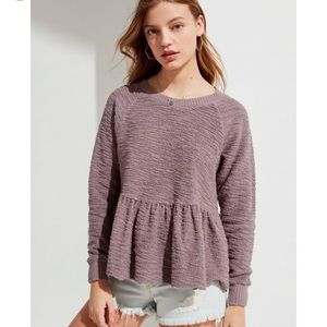 Urban Outfitters peplum sweater
